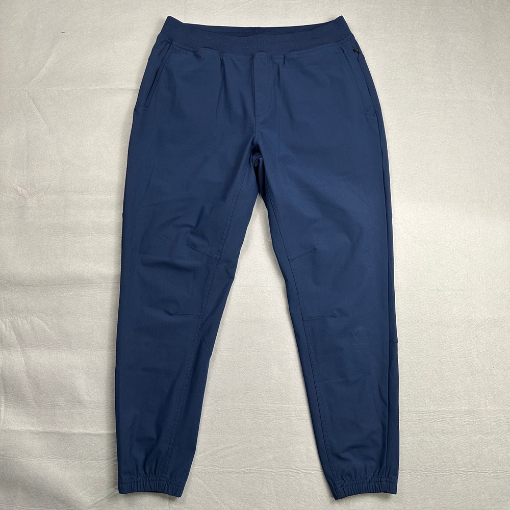 Legends Aviation Joggers Mens Navy Blue Performance Track Pants Reflective Large